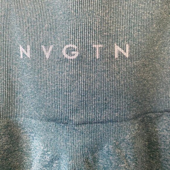 NVGTN CONTOUR Seamless  Leggings Size Small Teal - Picture 4 of 5
